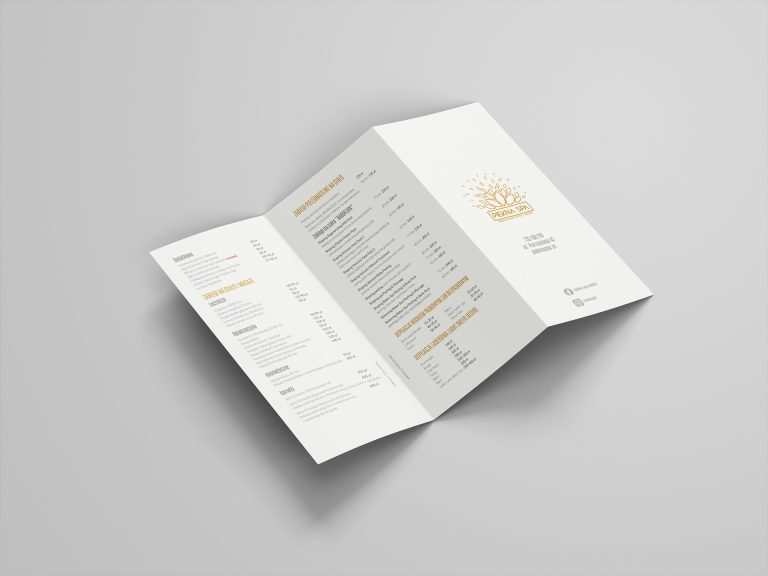 Menu – Salon SPA