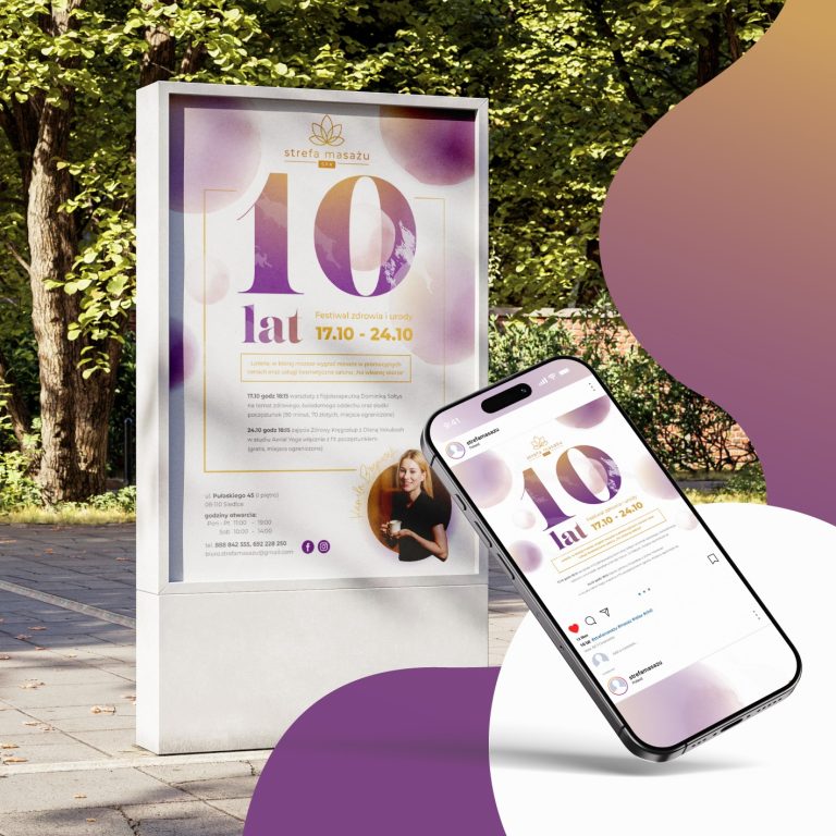 Plakat – Strefa Masażu
